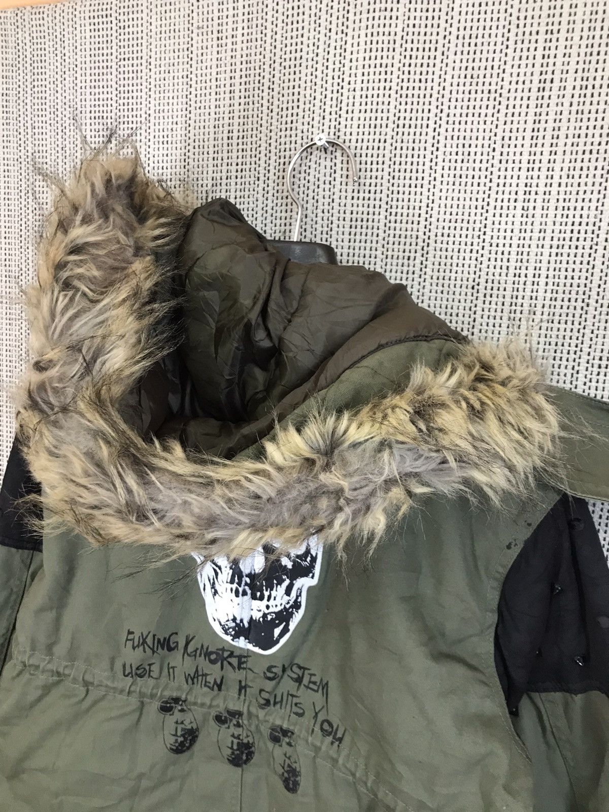 If Six Was Nine × Le Grande Bleu (L.G.B.) × Seditionaries ‼️GLAD NEWS US ARMY PARKA PUNK STYLE VERY RARE‼️ Size US L / EU 52-54 / 3 - 10 Thumbnail