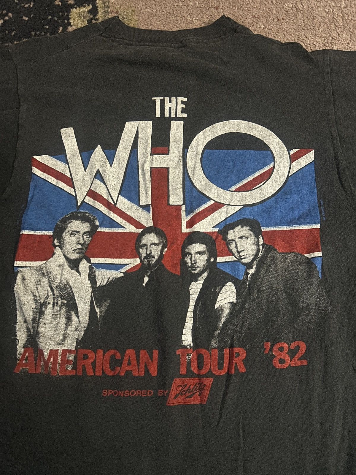 Band Tees VTG 1982 THE WHO American Tour T-Shirt Size US M / EU 48-50 / 2 - 5 Thumbnail