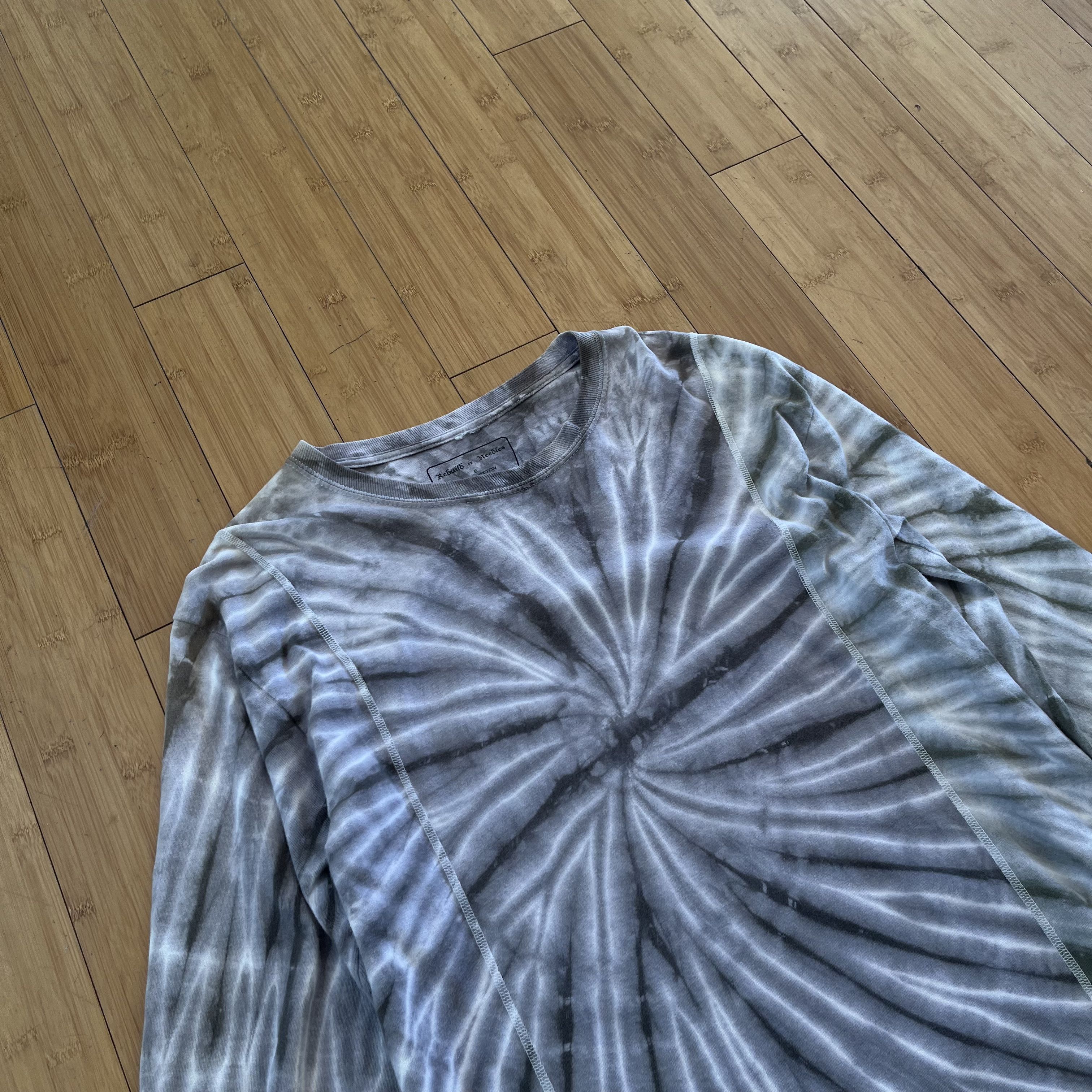 Needles Rebuild By Needles Purple Long-Sleeve Tie-Dye T-Shirt Size US S / EU 44-46 / 1 - 2 Thumbnail