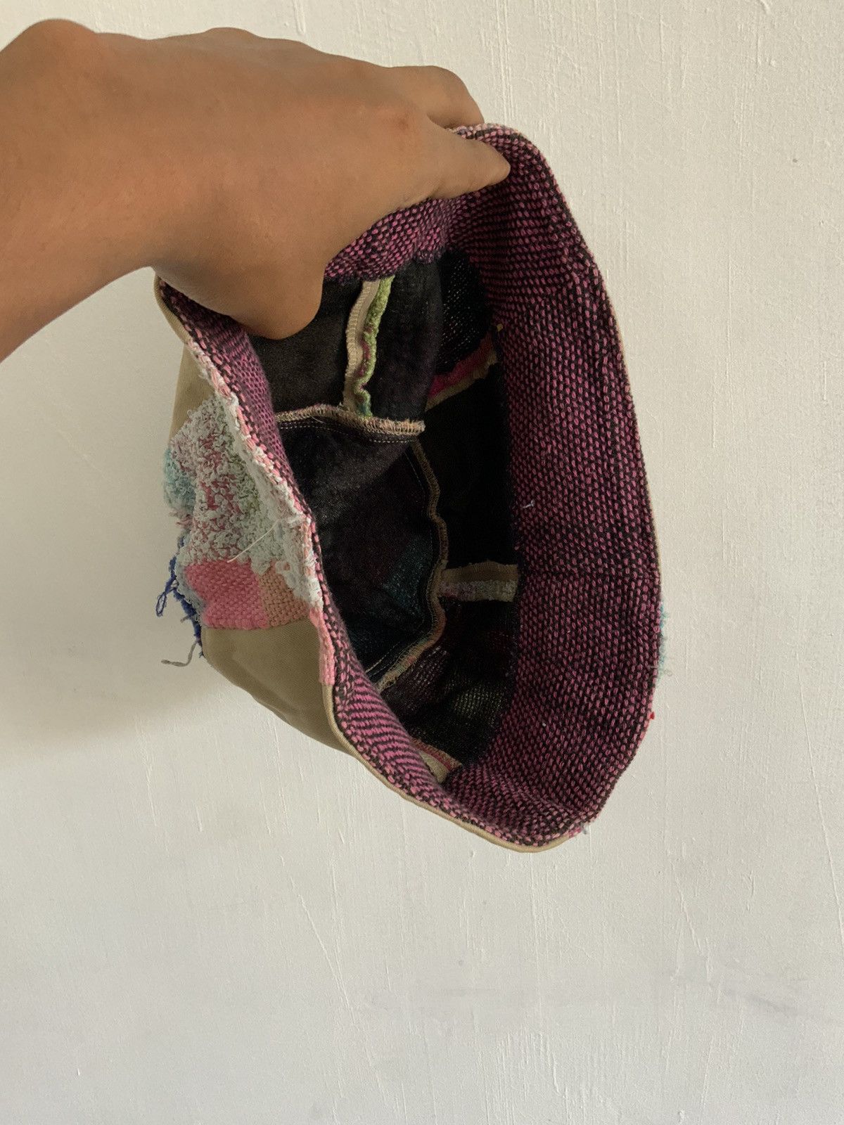 If Six Was Nine Patchwork Crochet Distressed Bucket Hat Size ONE SIZE - 9 Thumbnail