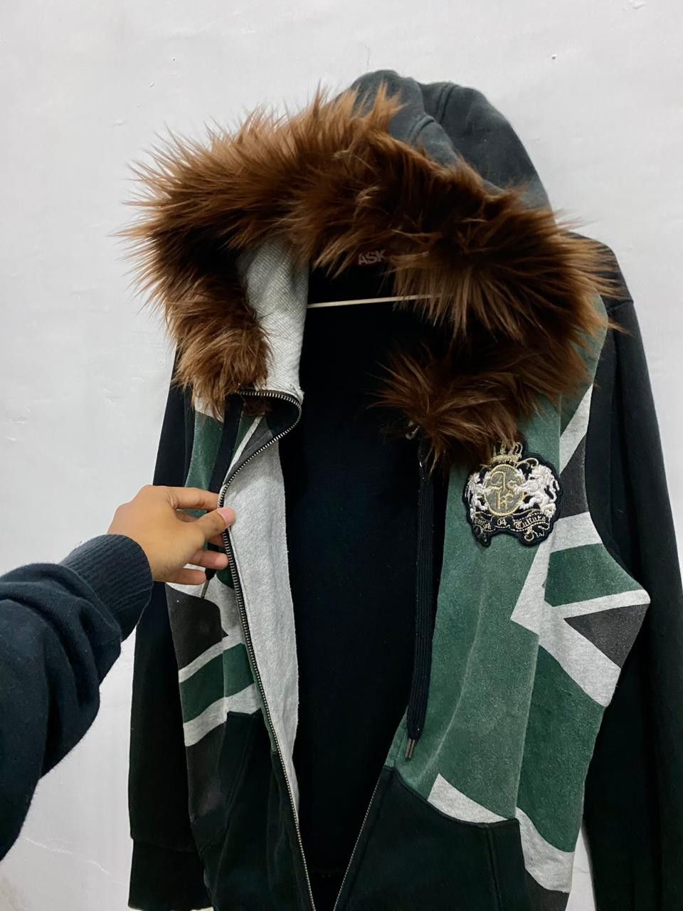 14th Addiction 💥LGB💥 ASK Enquired Fur Zipper Hoodie LGB Style Size US L / EU 52-54 / 3 - 1 Thumbnail