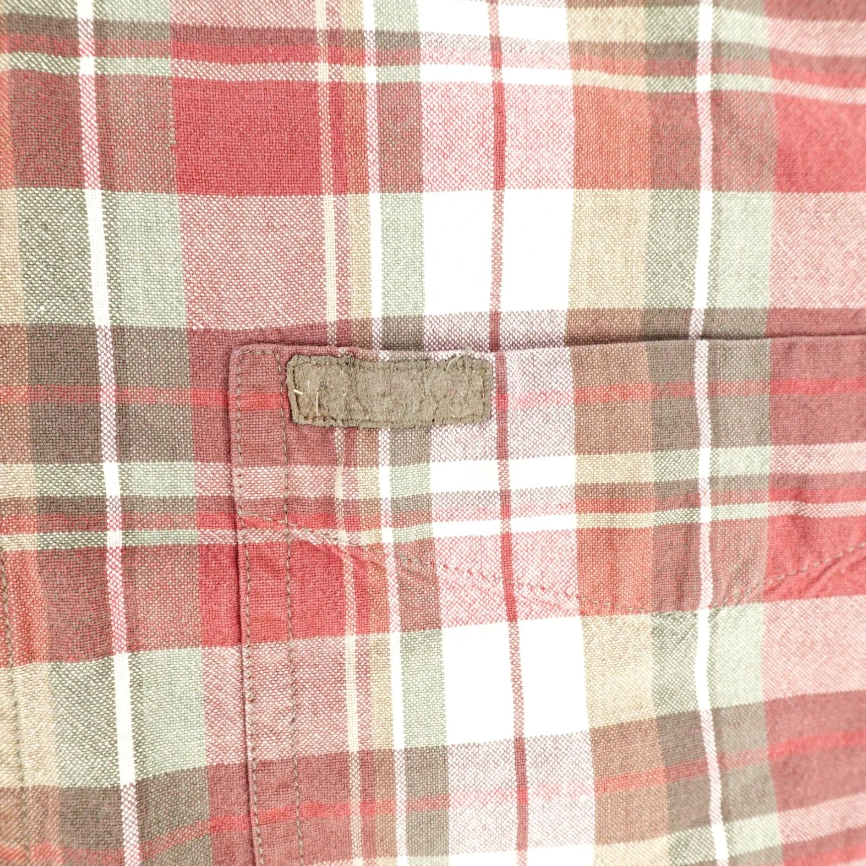 Vintage Woolrich Button-Up Shirt Mens XL Tall Red Beige Plaid Cotton Outdoor Work Size US XL / EU 56 / 4 - 3 Thumbnail