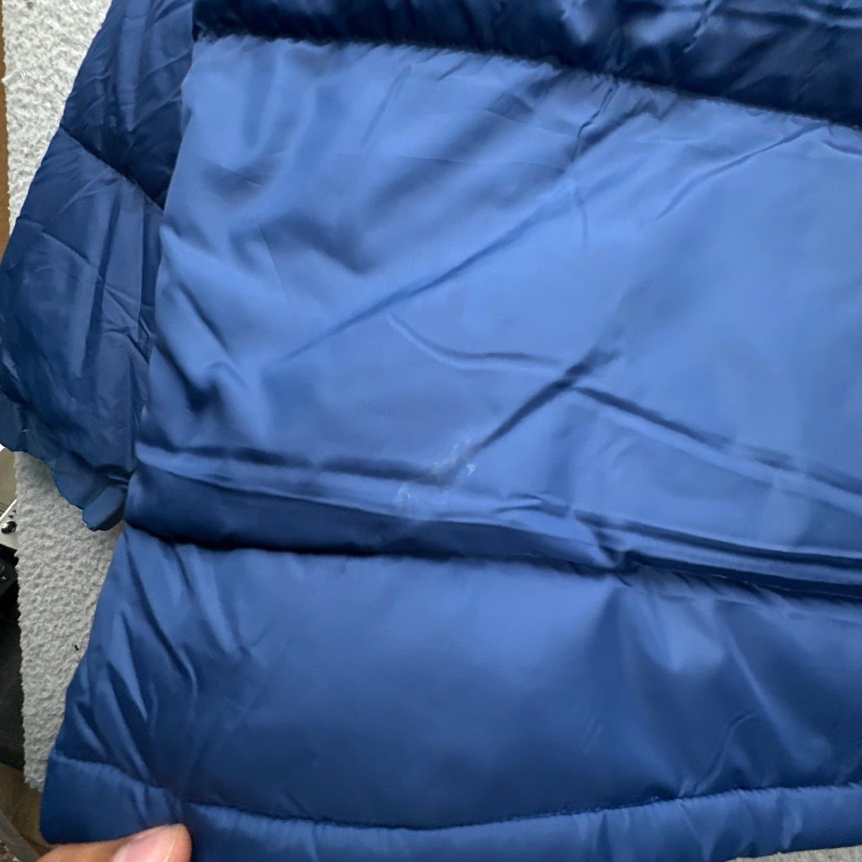 Vintage VINTAGE LL Bean Goose Down Puffer Jacket Men 2XL Blue Quilted Snap Button Regular Fit 90s Season: Fall Winter Spring Woman/Boy? Size US XXL / EU 58 / 5 - 7 Thumbnail