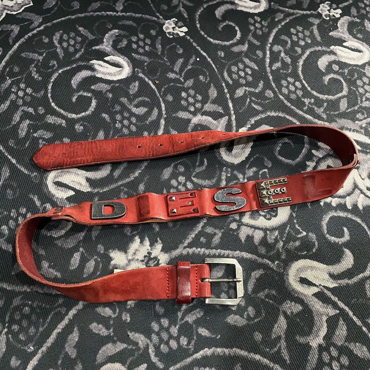 image of Red Diesel Belt Vintage, Men's (Size 34)