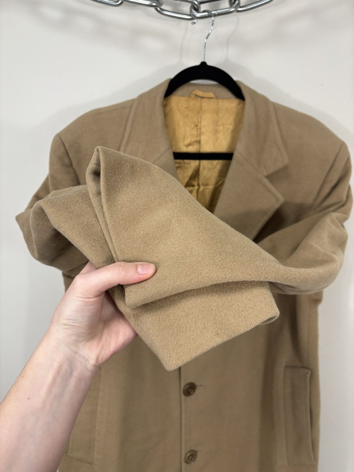 Crombie Vintage Crombie Scotland Men’s Bespoke Wool Cashmere Coat Size US M / EU 48-50 / 2 - 13 Thumbnail