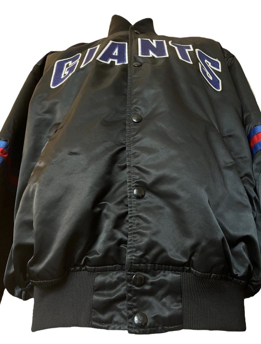 Starter Vintage 80/90s NFL New York Giants Satin Starter Bomber XL Size US XL / EU 56 / 4 - 8 Thumbnail