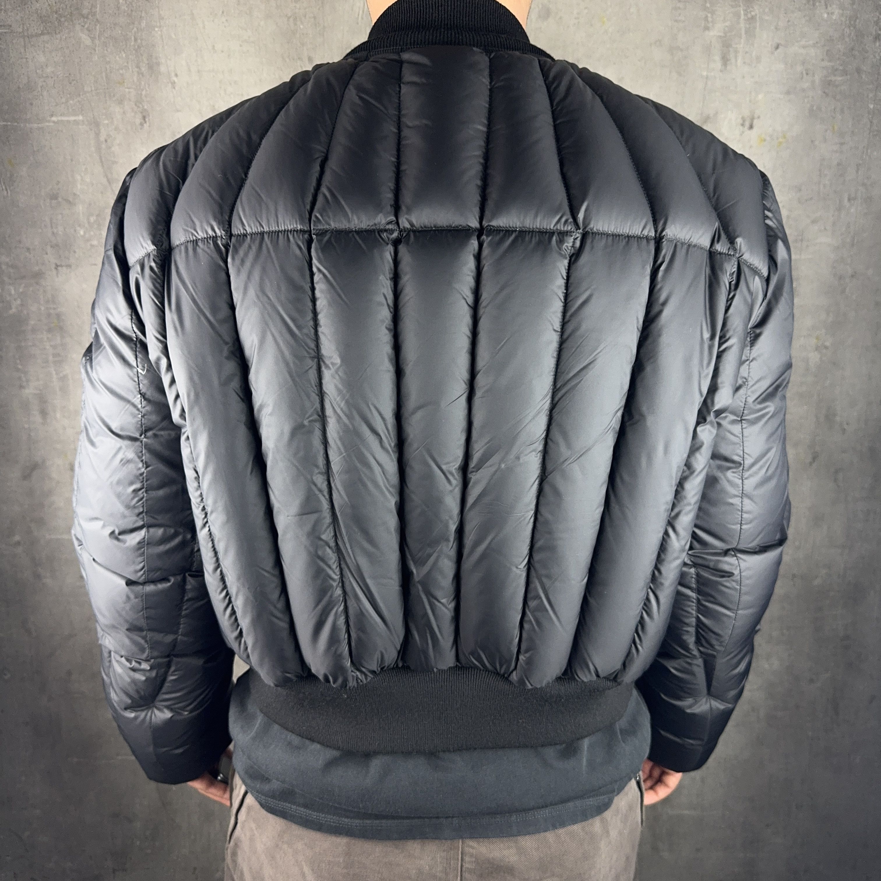 Rick Owens RICK OWENS FW23 Luxor Cropped Geth Bomber Liner Jacket Size US M / EU 48-50 / 2 - 7 Thumbnail