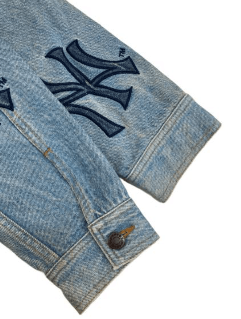 Supreme SUPREME MLB New York Yankees Denim Trucker Jacket Size US M / EU 48-50 / 2 - 5 Thumbnail