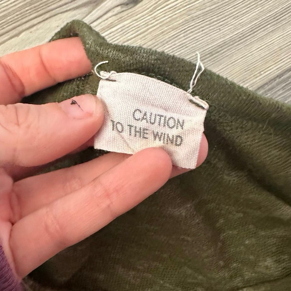 Other caution to the wind camo green long sleeve shirt Size M / US 6-8 / IT 42-44 - 3 Thumbnail