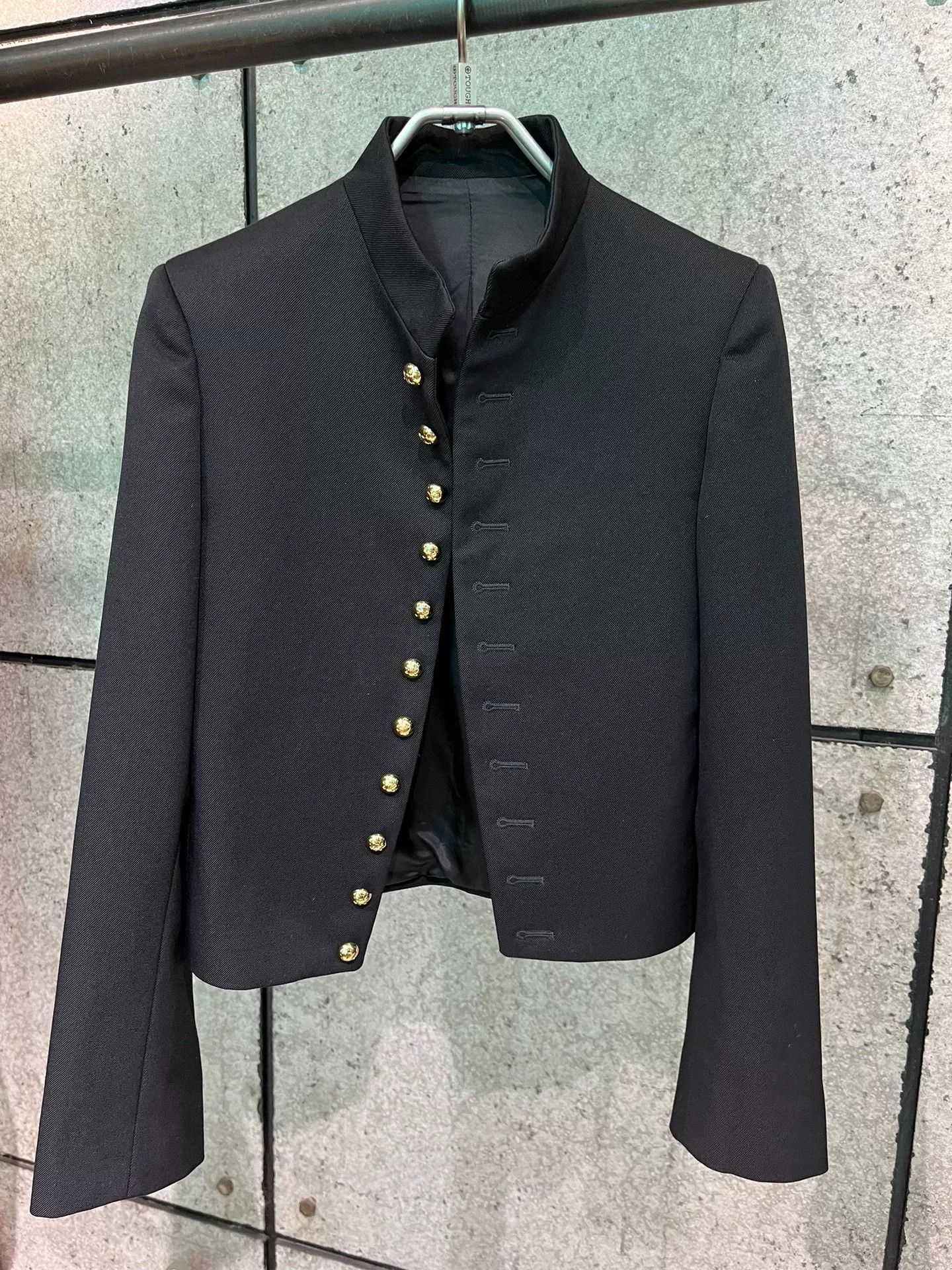 Celine Celine Black Stand-Collar Coat Size 36 Size XS / US 0-2 / IT 36-38 - 1 Thumbnail