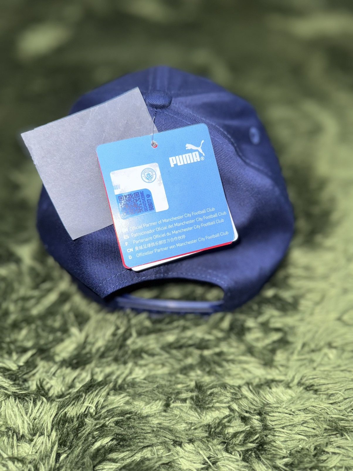 Puma [OS] puma mancity mcfc embroidery logo cap navy Size ONE SIZE - 3 Thumbnail