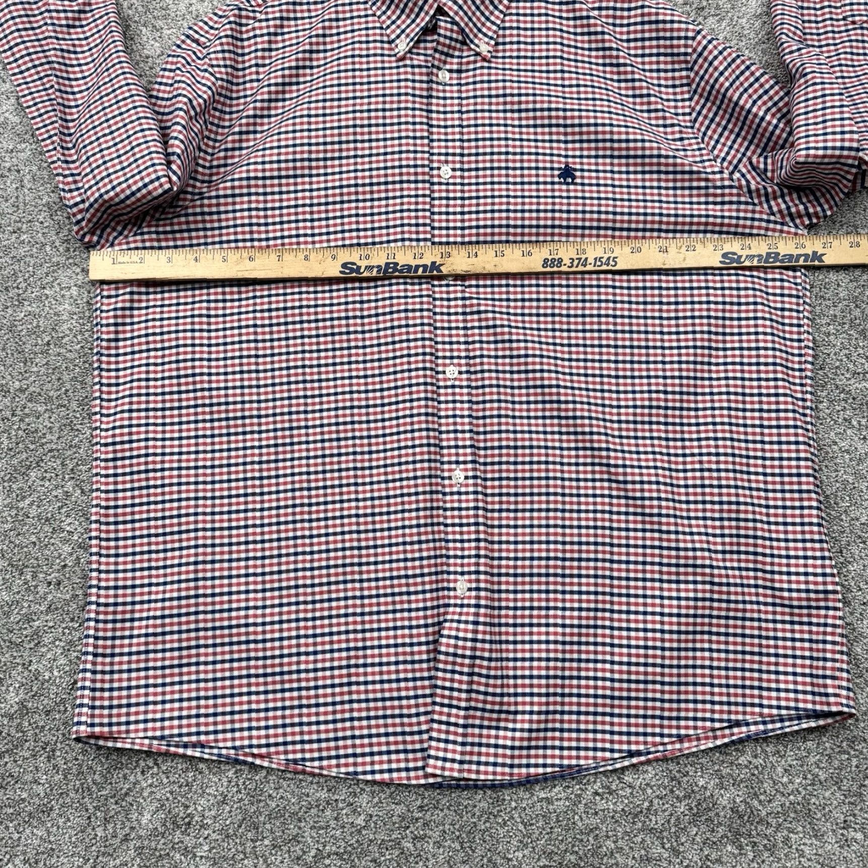 Brooks Brothers Brook Brothers Button Up Shirt Mens XL Academia Office Gingham Preppy 2010s Size US XL / EU 56 / 4 - 4 Thumbnail