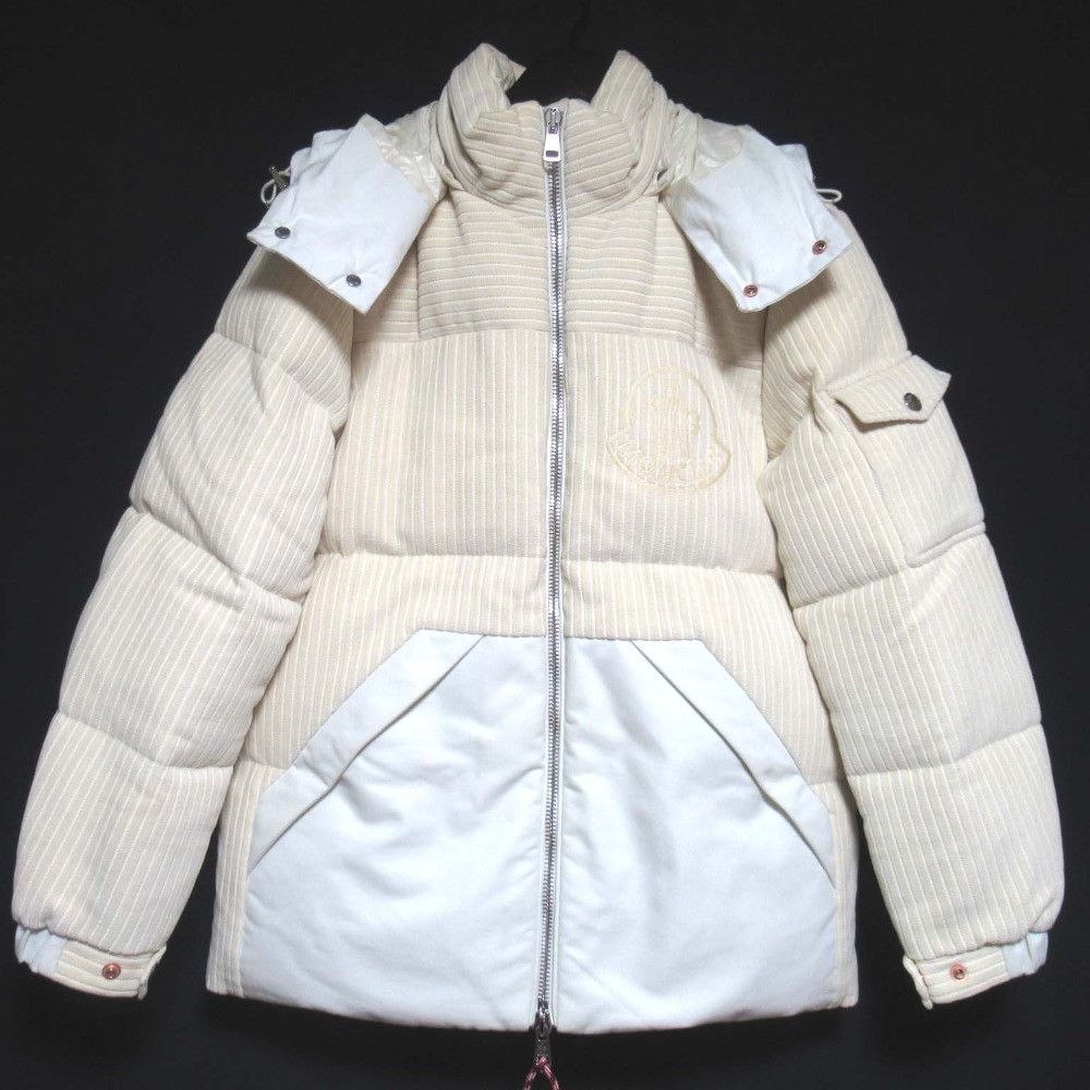 Moncler Moncler Moncler BAIKAL Corduroy Down Jacket Textile Outerwear DUTY FREE for USA Size ONE SIZE - 1 Thumbnail