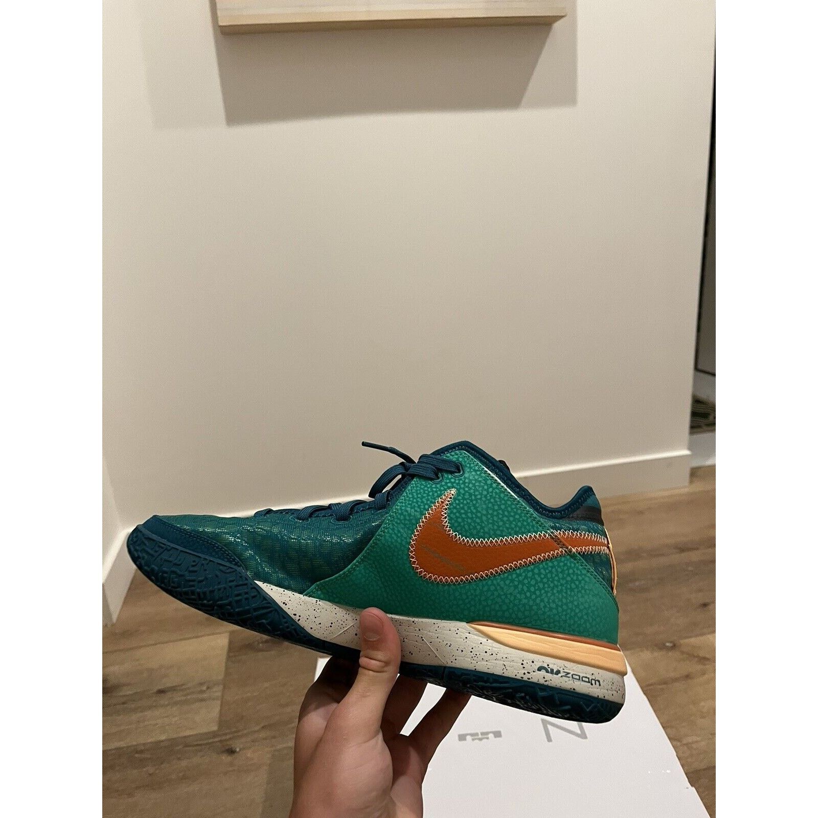 Nike Size 11.5 - Nike Zoom LeBron NXXT Gen Geode Teal Basketball Size US 11.5 / EU 44-45 - 2 Thumbnail