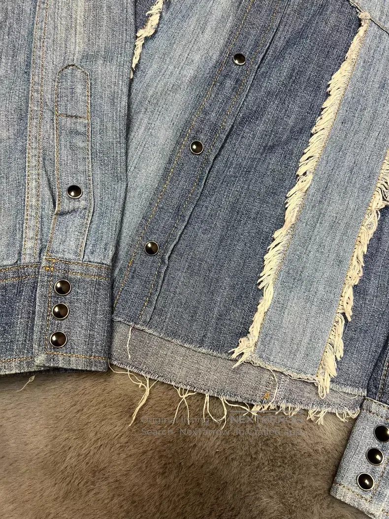 Saint Laurent Paris Saint Laurent Paris Washout Color Fringe Trimmed Cat Eye B Size US L / EU 52-54 / 3 - 5 Thumbnail