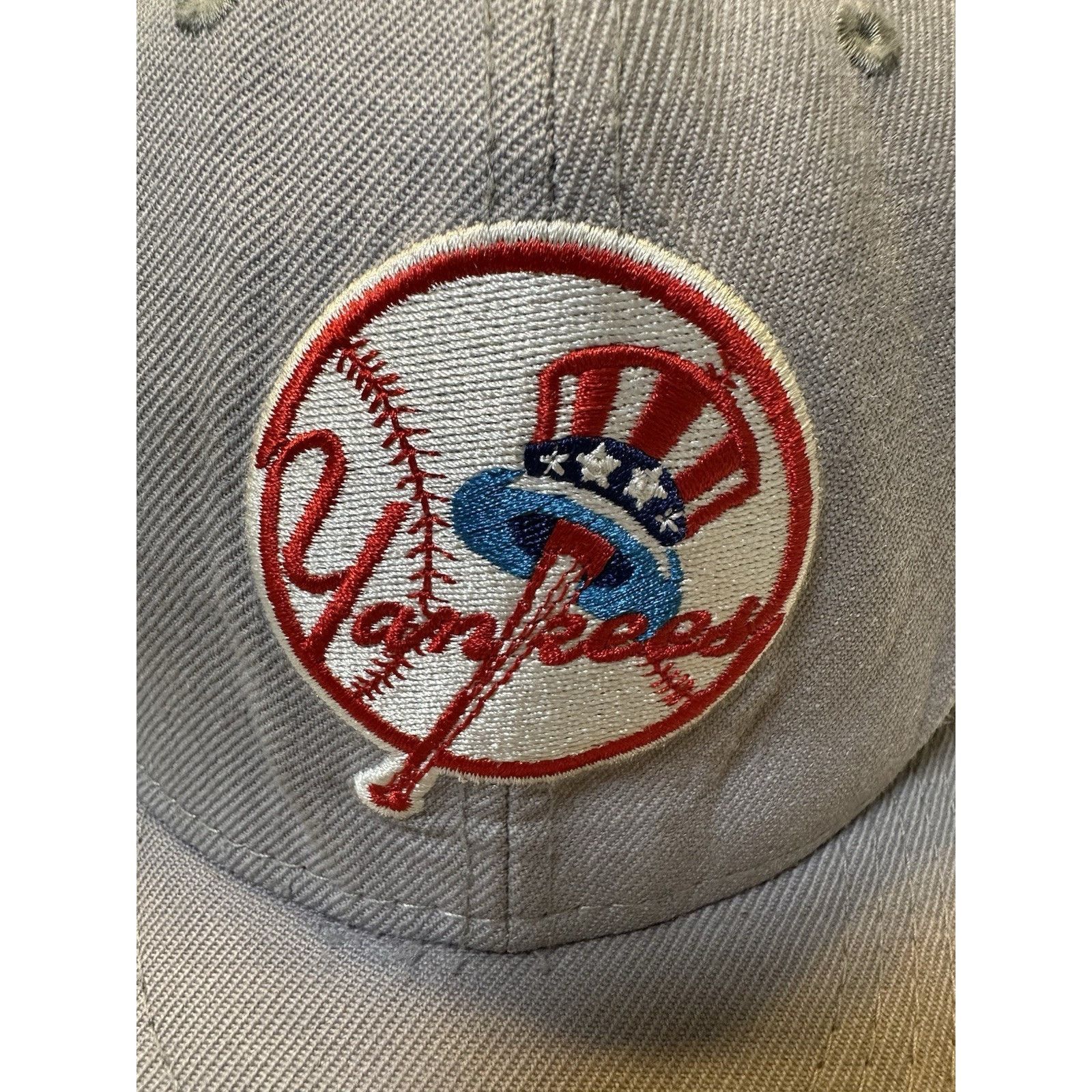 New Era New Era Cooperstown NY Yankees 7 5/8 Fitted Gray Cap/Hat MLB Size ONE SIZE - 2 Thumbnail