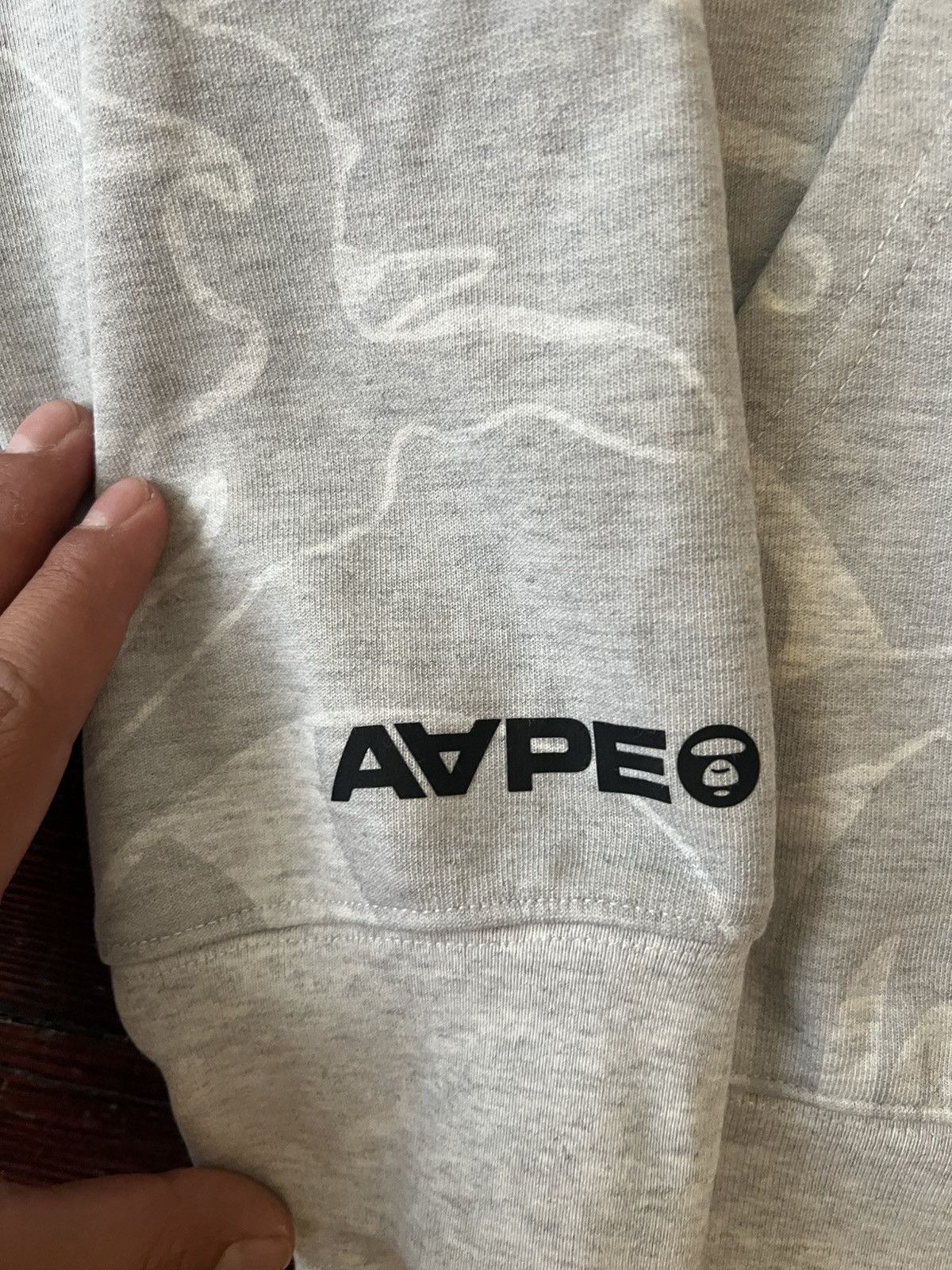Aape AAPE BY *A Bathing APE Moon face logo Hoodie Size US XL / EU 56 / 4 - 7 Thumbnail
