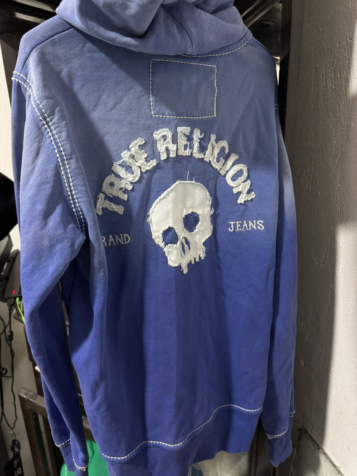 True Religion Rare True Religion Skull Zip Hoodie – Vintage Y2K Size US M / EU 48-50 / 2 - 2 Thumbnail