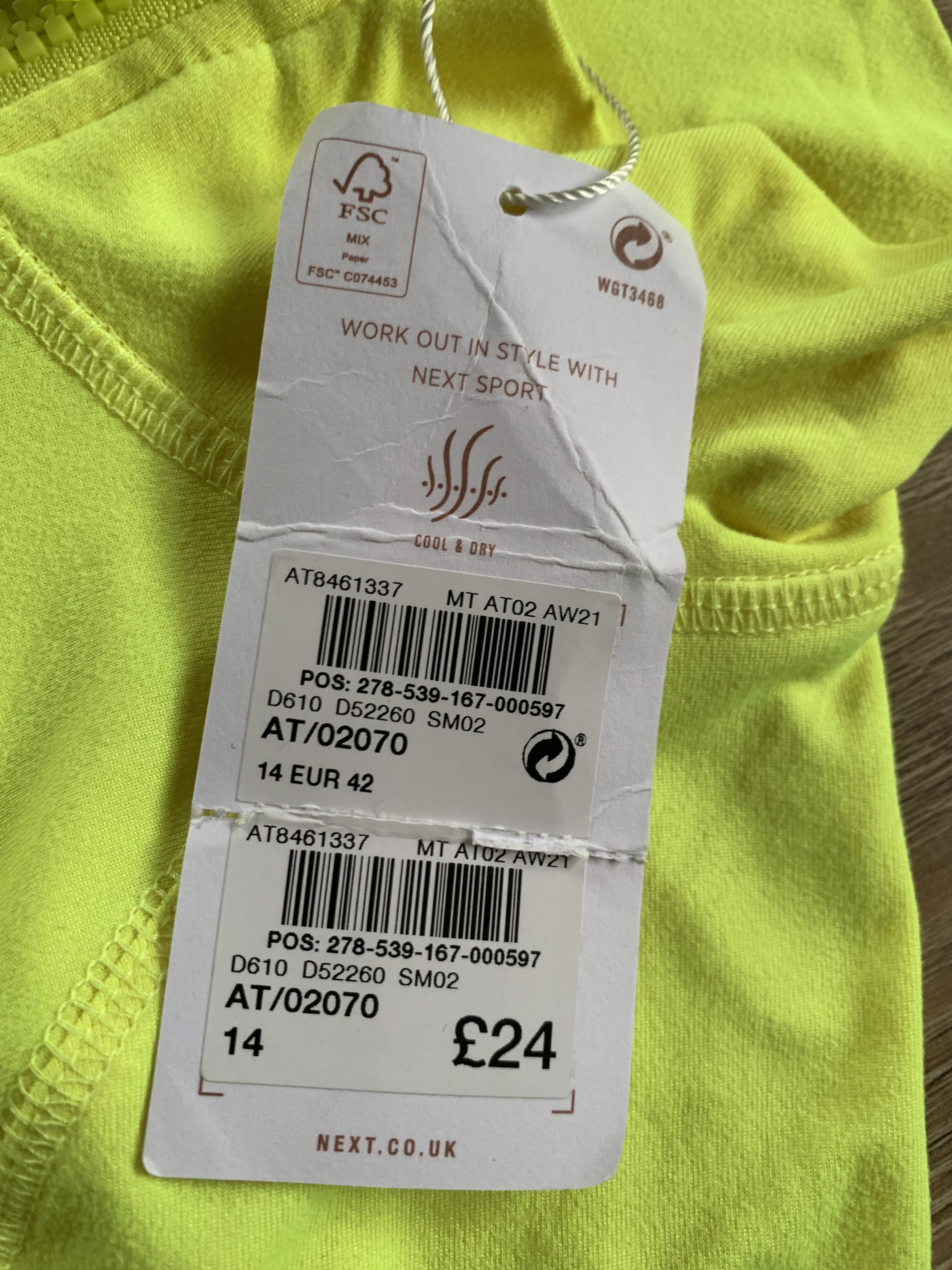 NEXT Next Womens Training Running Long Sleeve Sweatshirt Size L / US 10 / IT 46 - 5 Thumbnail
