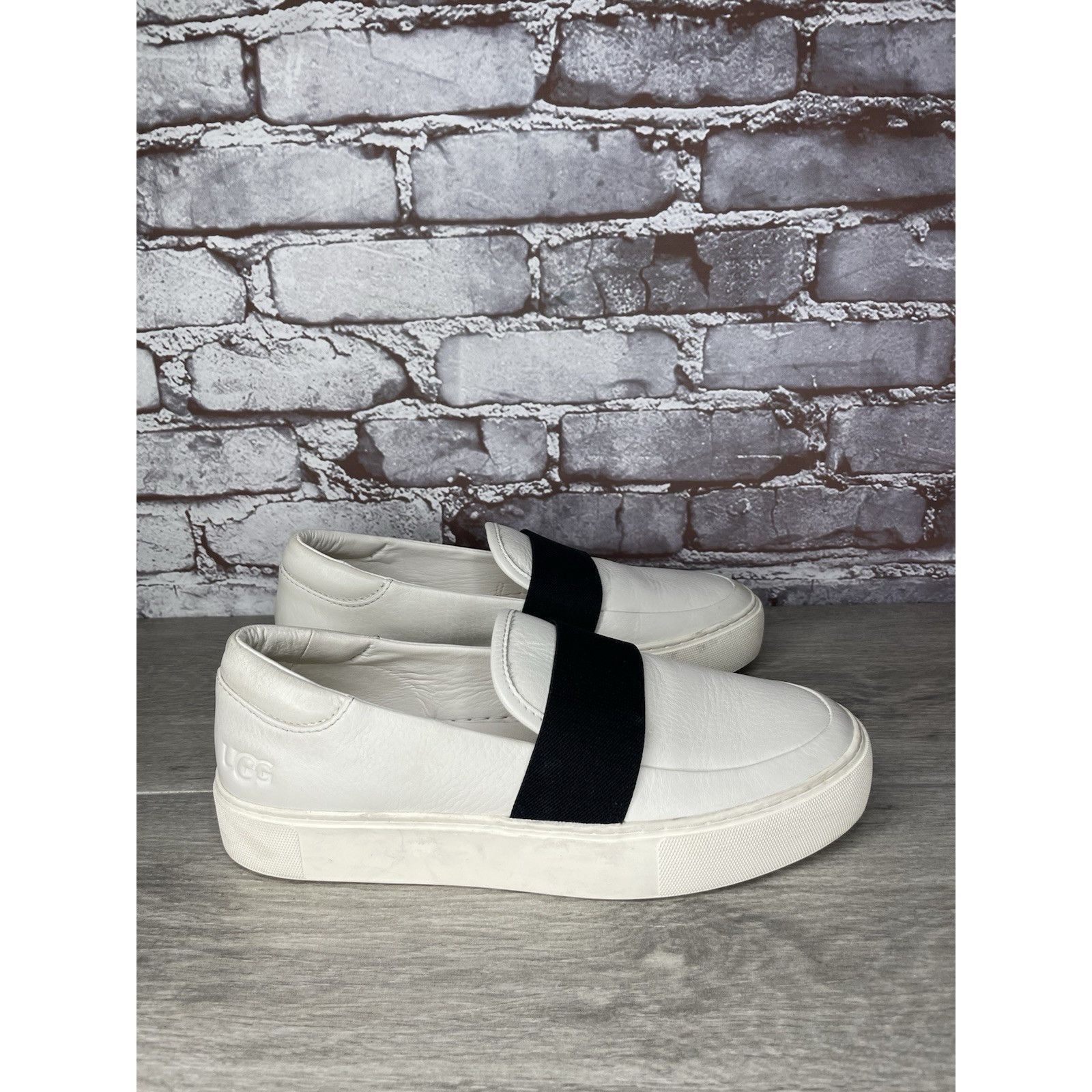 Ugg UGG Chayze White Leather Slip On Sneakers Casual Platform Sh Size US 9 / IT 39 - 11 Thumbnail