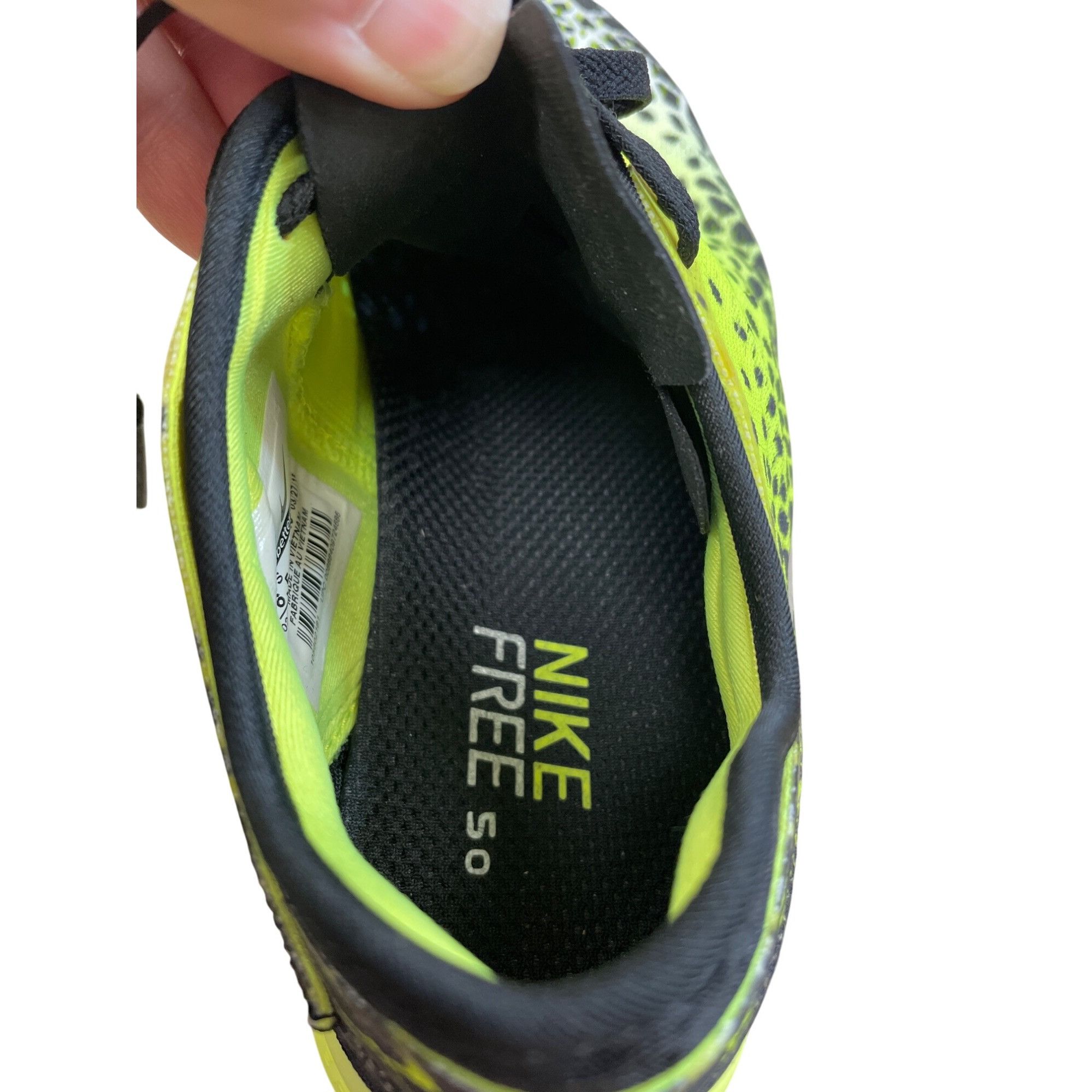 Nike Nike Free 5.0 V4 womans yellow black running sneakers shoes Size US 6.5 / IT 36.5 - 11 Thumbnail