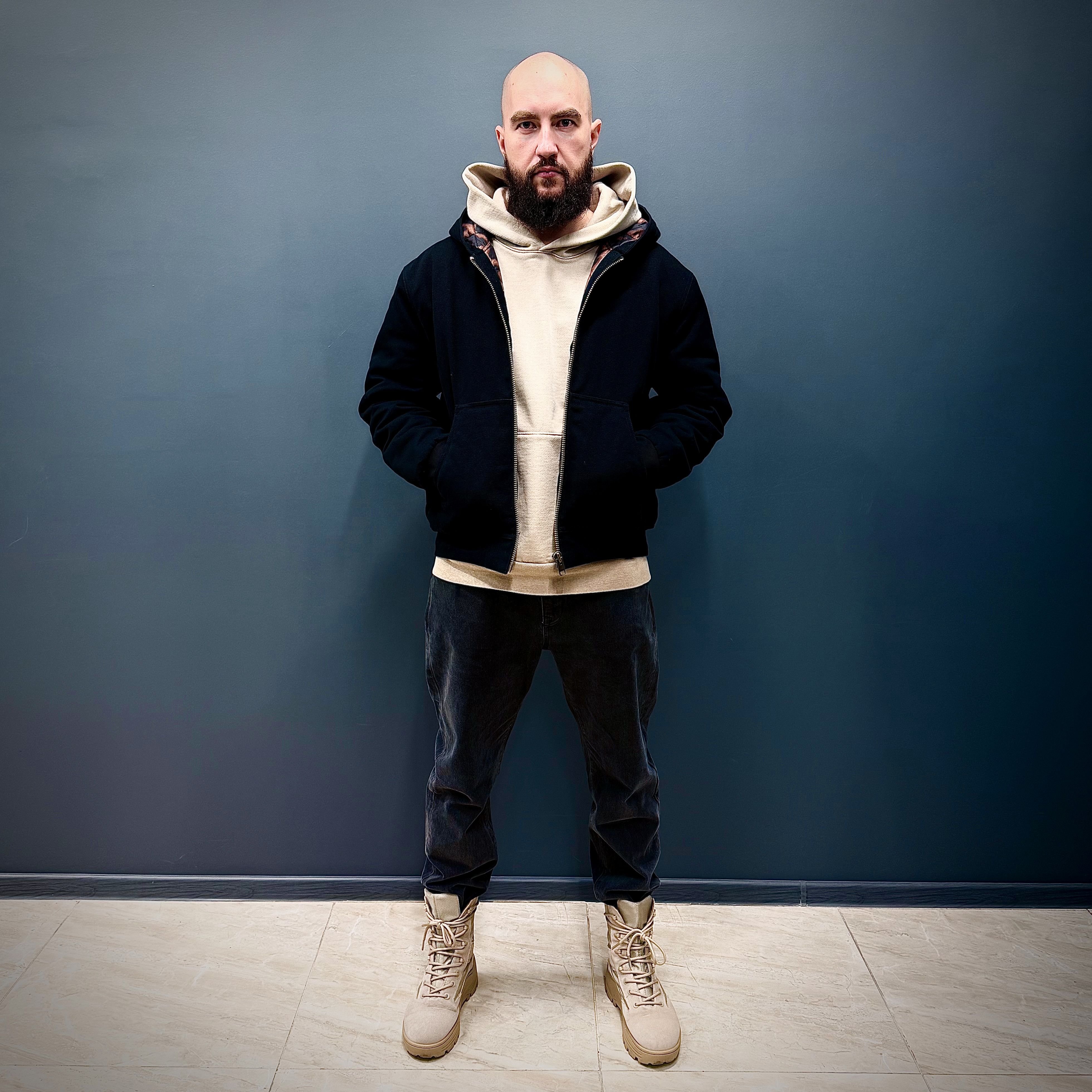 Carhartt Suture Studios 16oz. Canvas Hooded Work Jacket Black Leopard Size US S / EU 44-46 / 1 - 10 Thumbnail