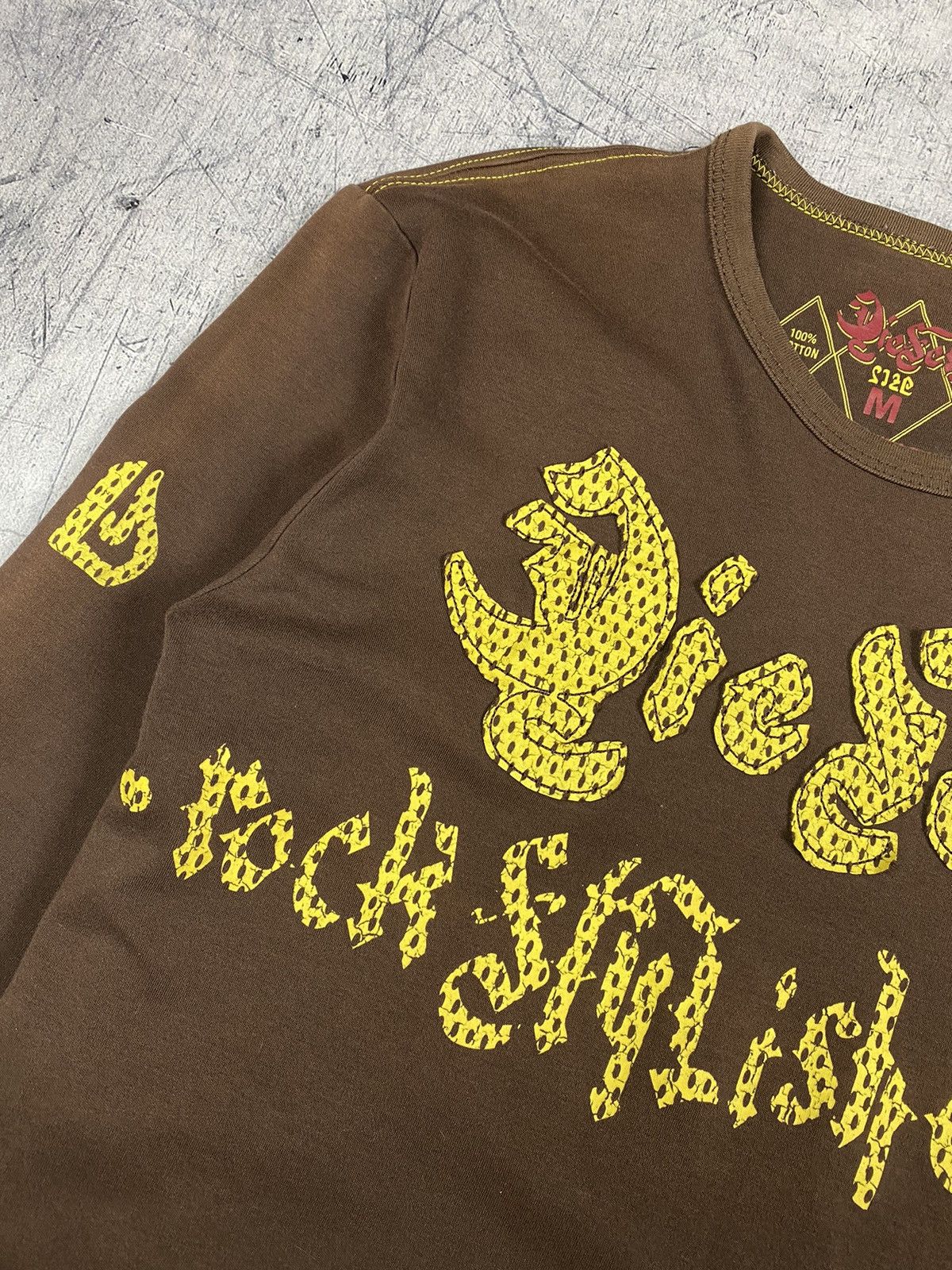 Designer × Diesel × Vintage Vintage Diesel Big Logo Avant-garde y2k Long Sleeve Shirt Size US M / EU 48-50 / 2 - 6 Thumbnail