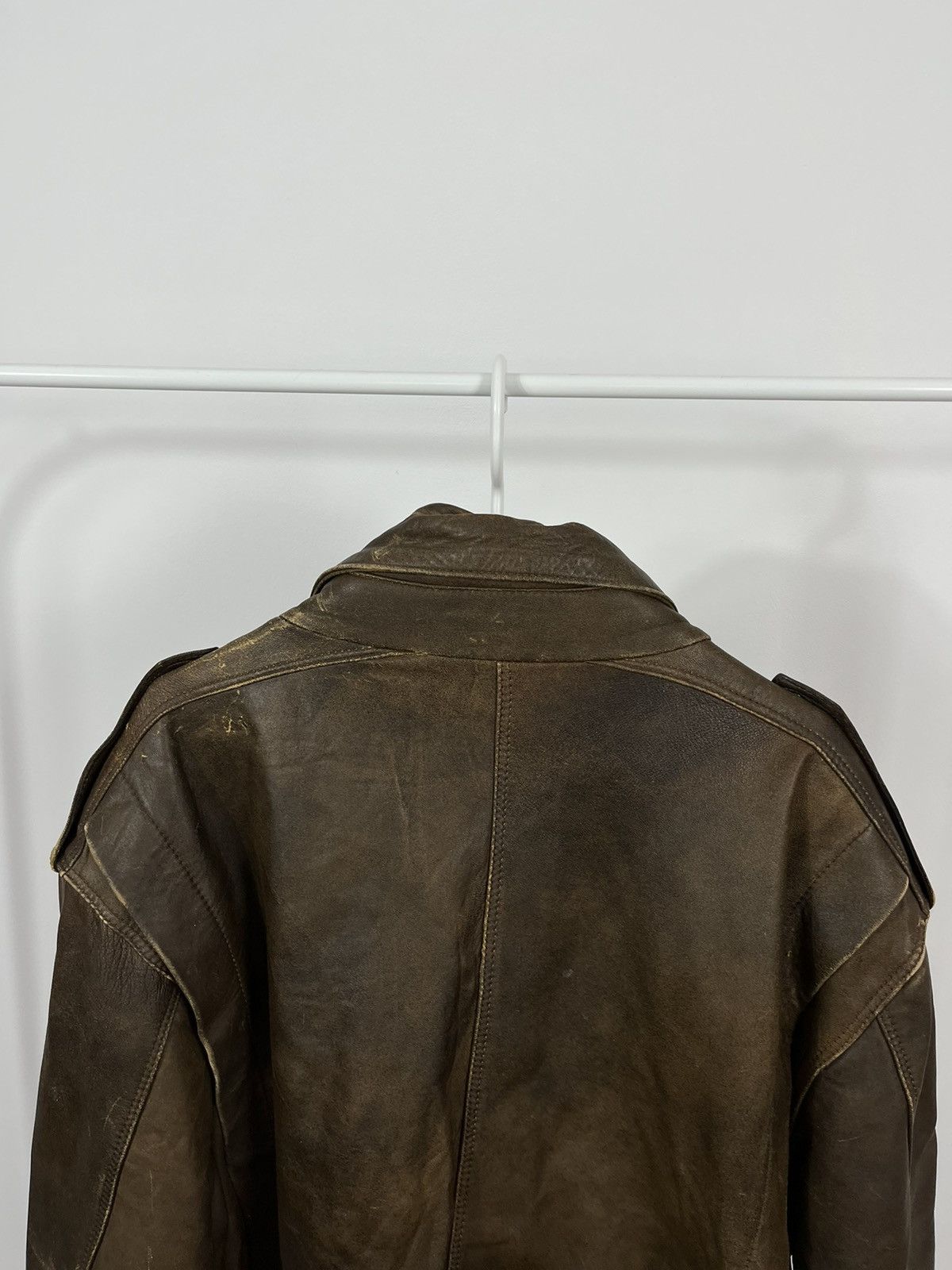 Vintage Vintage Leather Biker Jacket Size US L / EU 52-54 / 3 - 12 Thumbnail