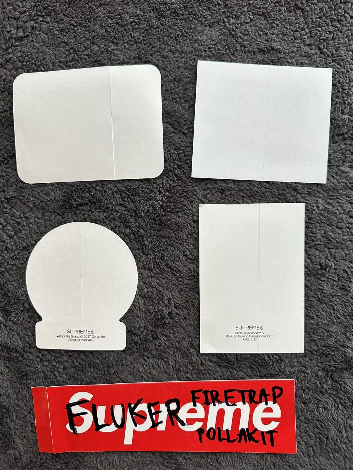 Supreme Supreme Vintage Collabs (Vampirella, MJ) stcikr Size ONE SIZE - 2 Thumbnail