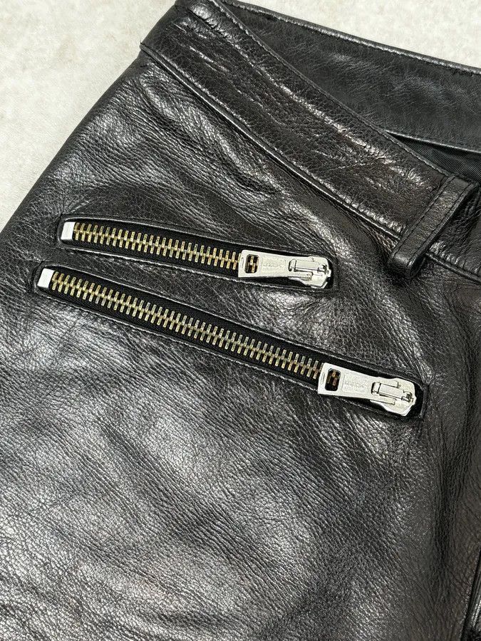 Versace Versace Black Multi-Zips Biker Leather Pants Size US 32 / EU 48 - 8 Thumbnail