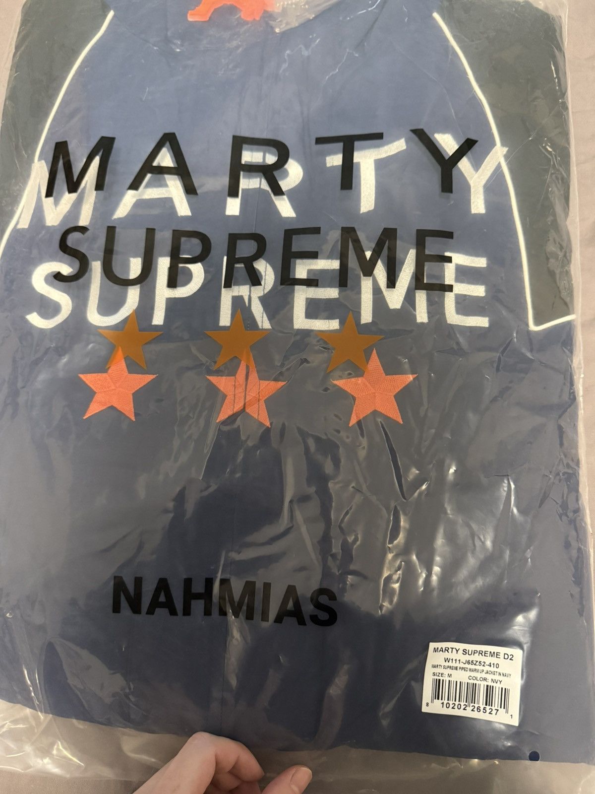 A24 × Nahmias NAHMIAS x Marty Supreme A24 classic piped warm up Jacket Size US M / EU 48-50 / 2 - 6 Thumbnail