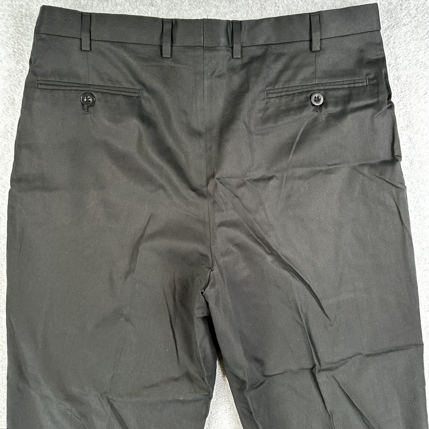 Brioni Brioni Cannes Dress Pants Mens 36x27 Black Pleated Front Straight Leg Trousers Size US 36 / EU 52 - 7 Thumbnail