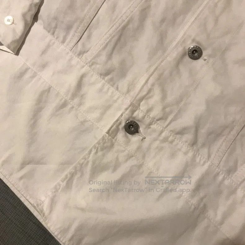 Junya Watanabe JUNYA WATANABE x Levi's White Shirt Jacket. Size US L / EU 52-54 / 3 - 4 Thumbnail