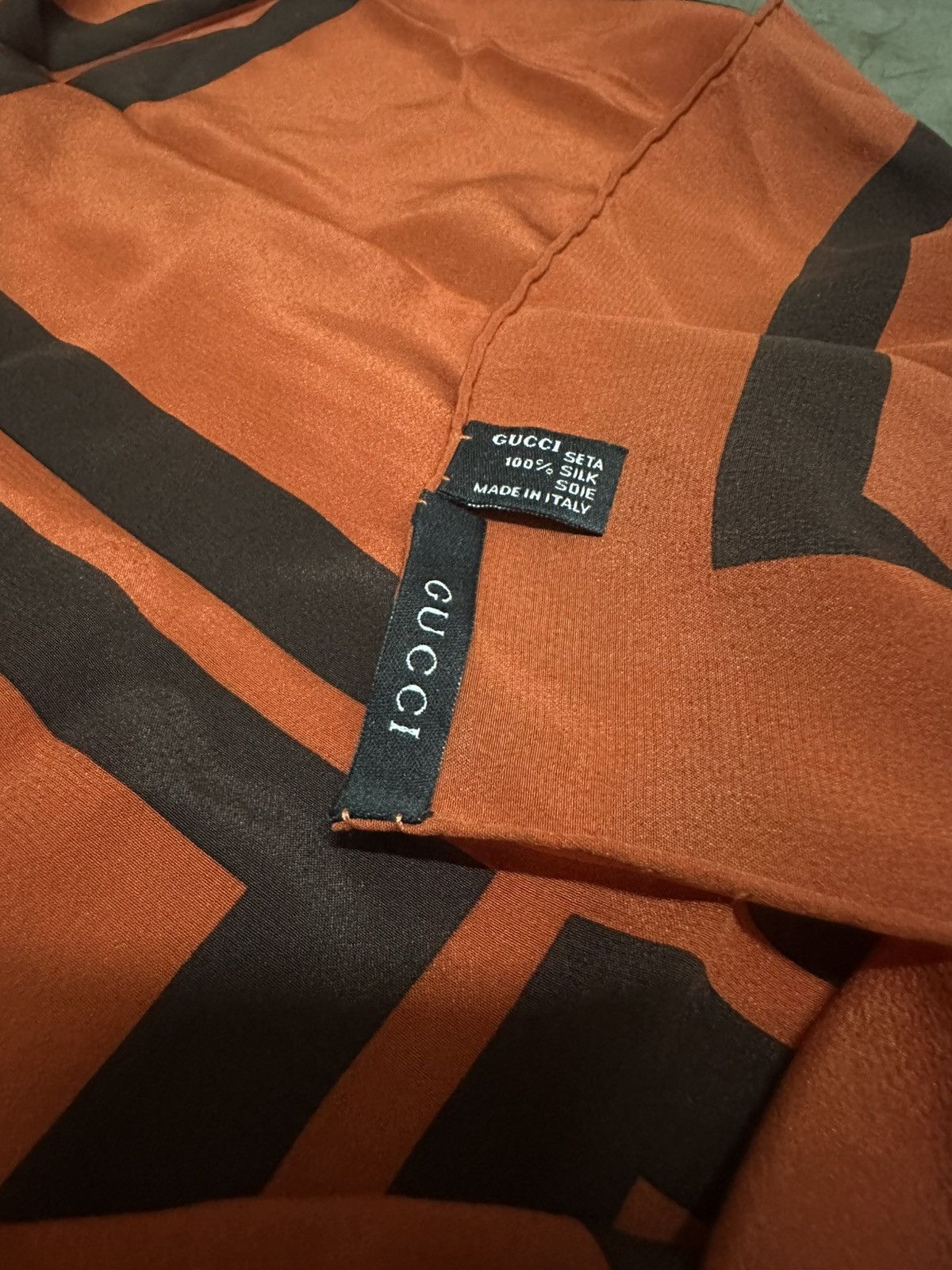 Gucci × Vintage Gucci Scarves Size ONE SIZE - 8 Thumbnail