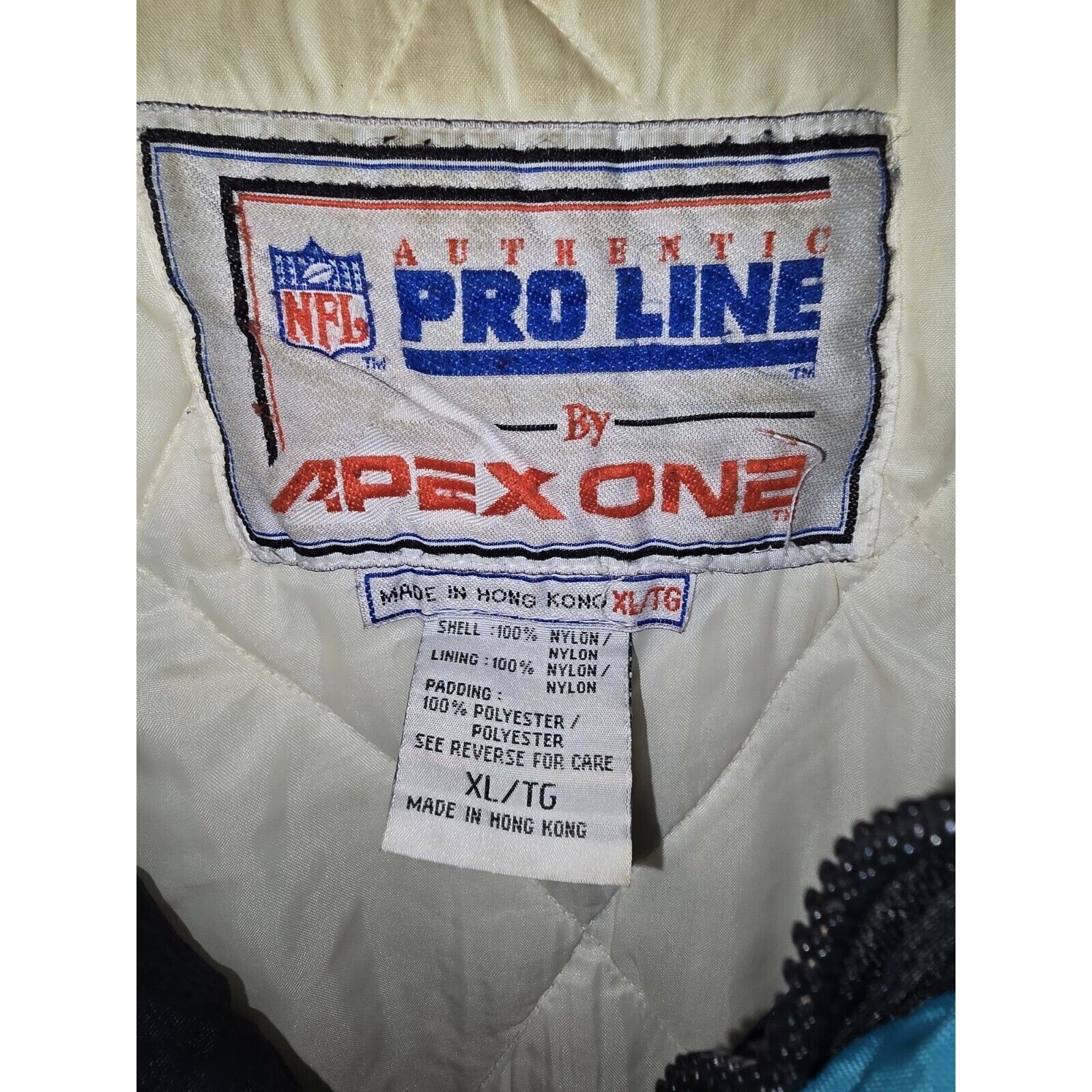 Apex One Vintage Apex One Miami Dolphins Jacket Mens XL Pro Line Size US XL / EU 56 / 4 - 5 Thumbnail