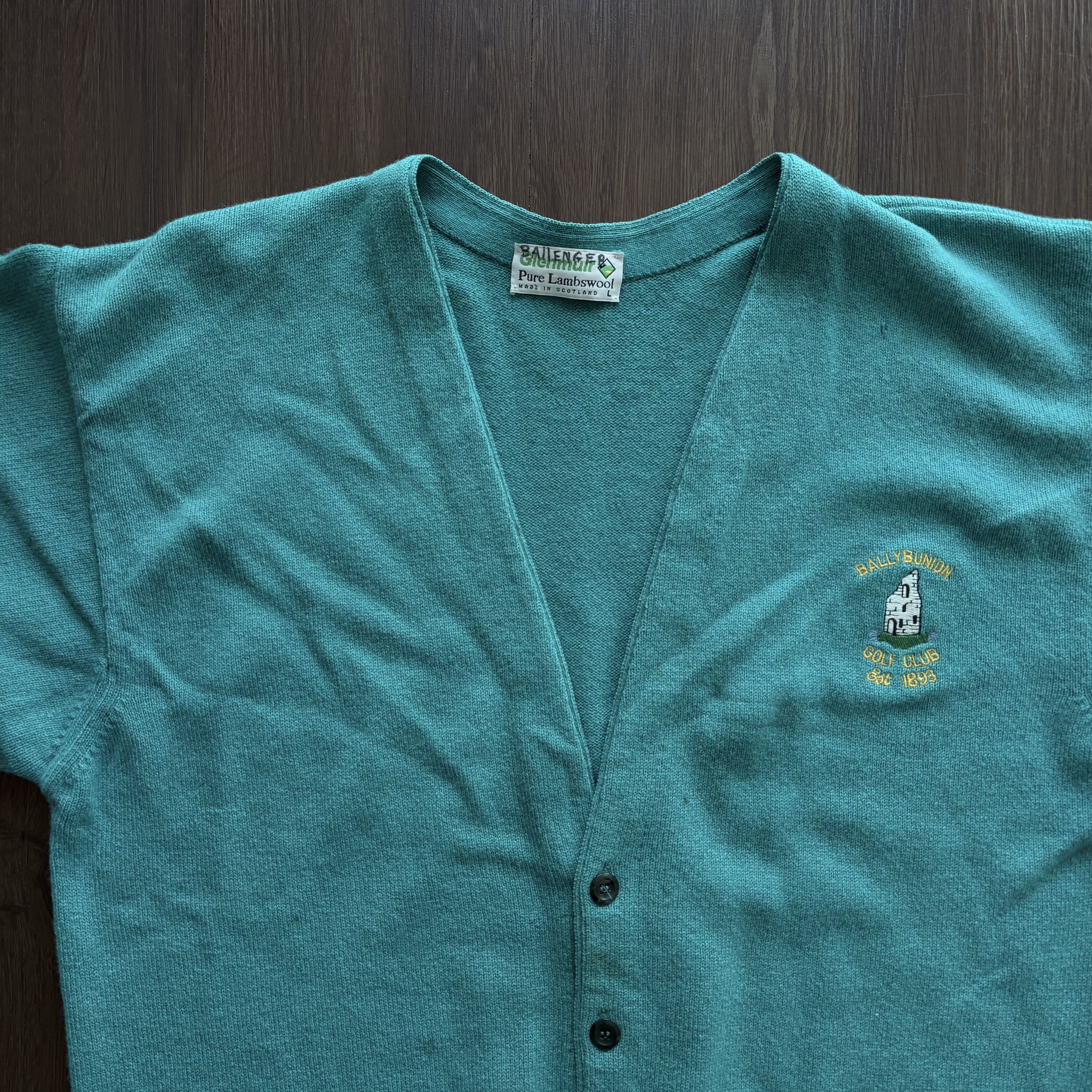 Other Vintage Blue/Green Cardigan Size US L / EU 52-54 / 3 - 2 Thumbnail