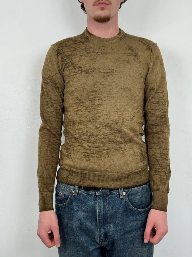 Dolce & Gabbana 2000s Dolce & Gabbana Brown Sand Wool Sweater Size US M / EU 48-50 / 2 - 2 Thumbnail