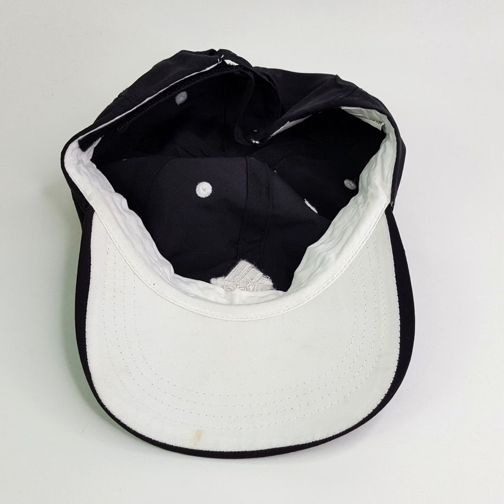 Adidas VINTAGE Adidas Golf PGA Snapback Black Adjustable Hat Baseball Cap Mens 90s Retro Sports Embroidered Lightweight Moisture- Wicking Size ONE SIZE - 7 Thumbnail