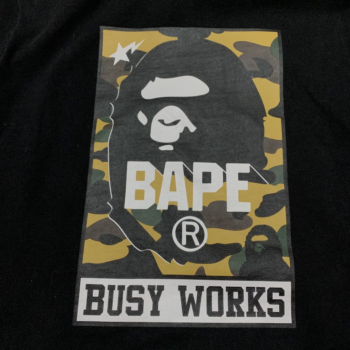 Bape Bape Medium Busy Works Graphic Black Hoodie A Bathing Ape Size US M / EU 48-50 / 2 - 3 Thumbnail