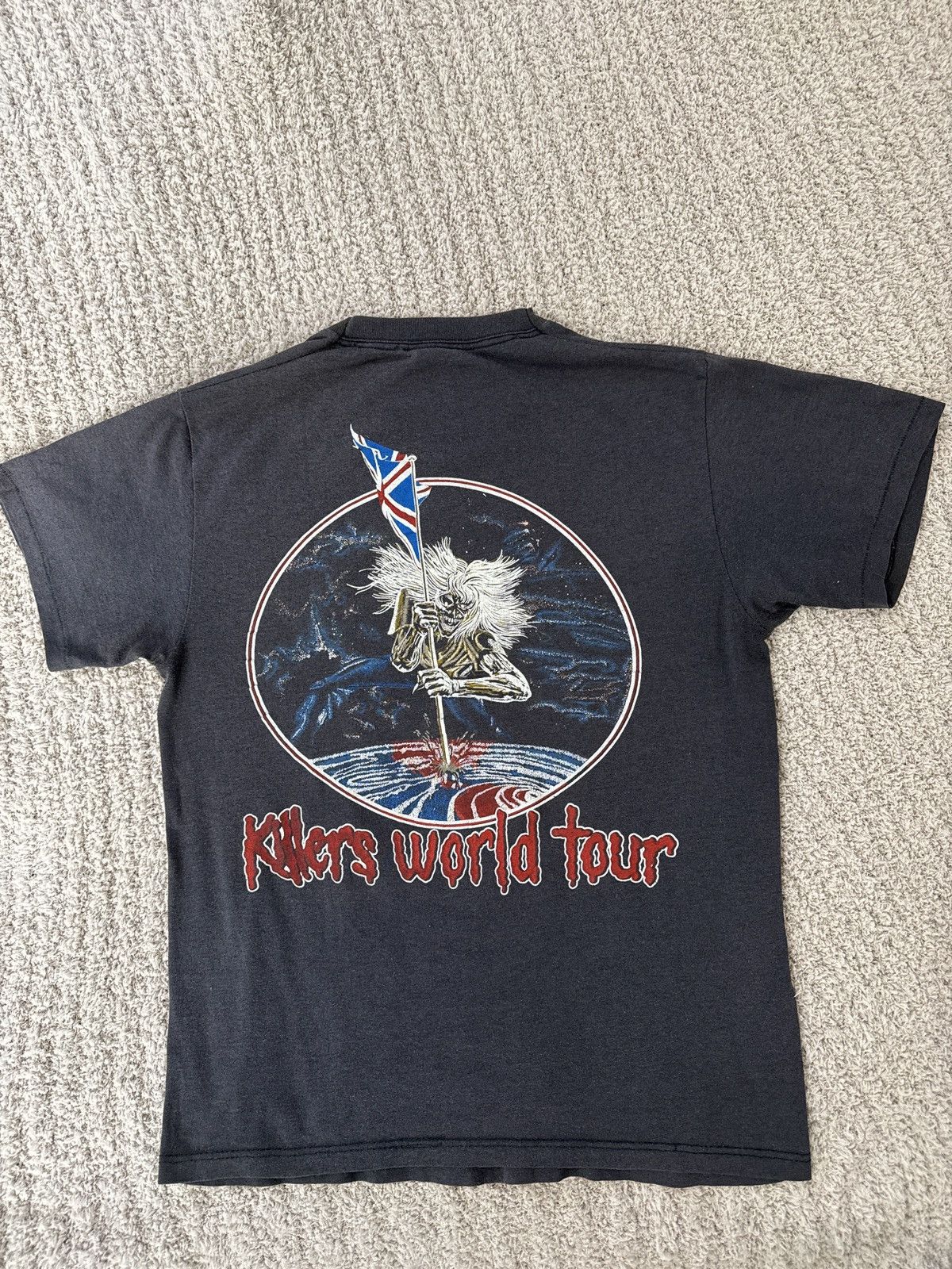 Vintage Vintage Iron Maiden Killers World Tour Tee Size US S / EU 44-46 / 1 - 2 Thumbnail