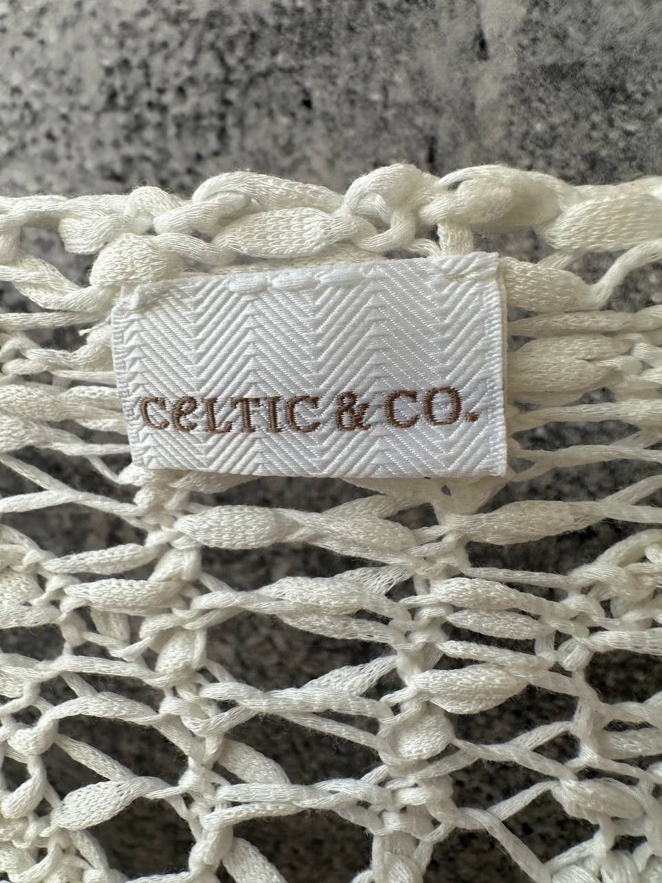 Designer Celtic & Co Crochet Stitch Top Tunic Blouse Relaxed Mako Size S / US 4 / IT 40 - 8 Thumbnail