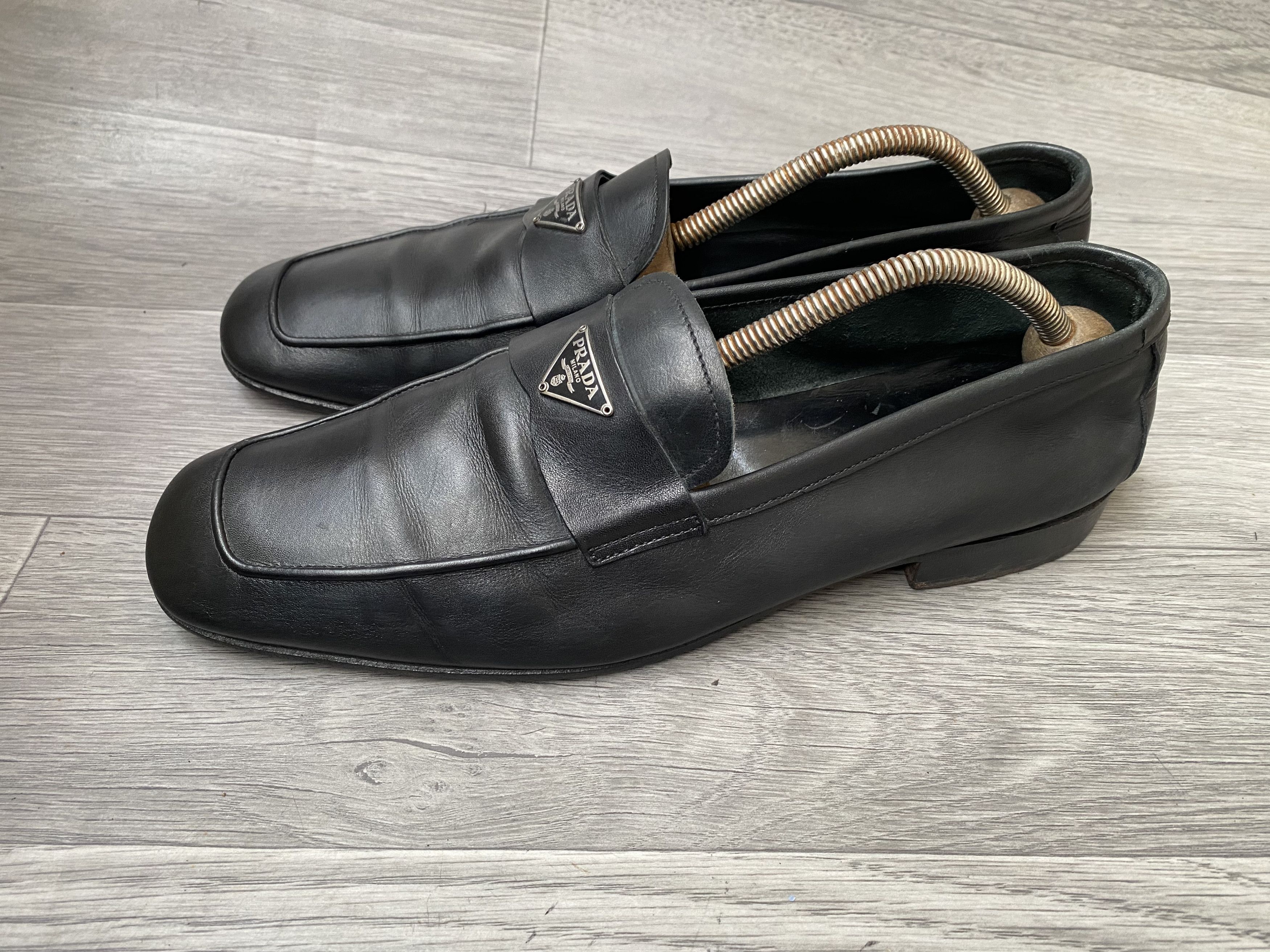 Prada Prada logo casual slip on penny loafers Size US 8 / EU 41 - 5 Thumbnail
