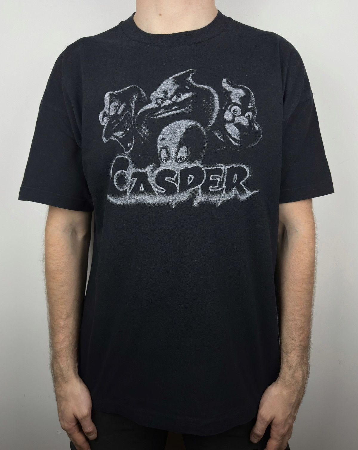Vintage 90s Casper The Friendly Ghost Graphic Cartoon T Shirt Tee Size US XL / EU 56 / 4 - 2 Thumbnail