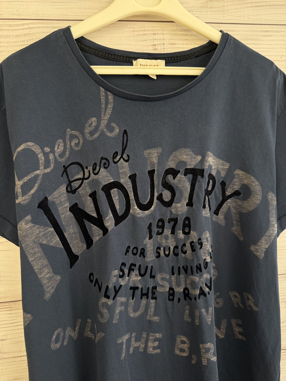 Diesel Y2K Vintage Diesel Tee Shirt Archive Hype Size US XXL / EU 58 / 5 - 2 Thumbnail