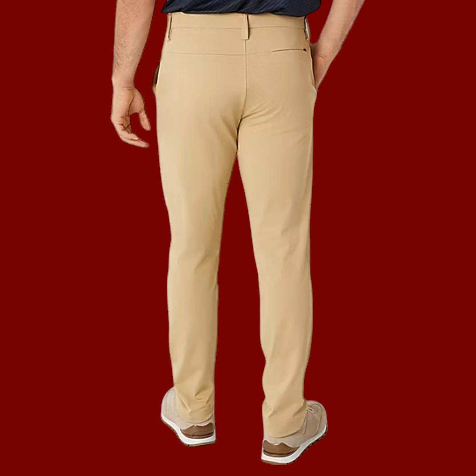 Other Stylus - Men's Slim Fit Flat Front Chino Pants - 5 Pockets - Size US 30 / EU 46 - 2 Thumbnail