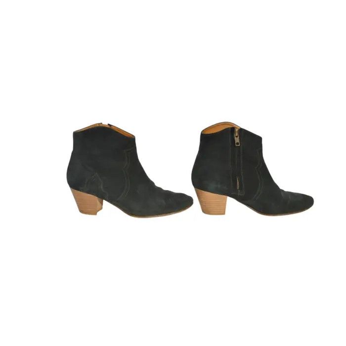 Isabel Marant Isabel Marant Etoile Blue Suede Ankle Boot Size US 7 / IT 37 - 5 Thumbnail
