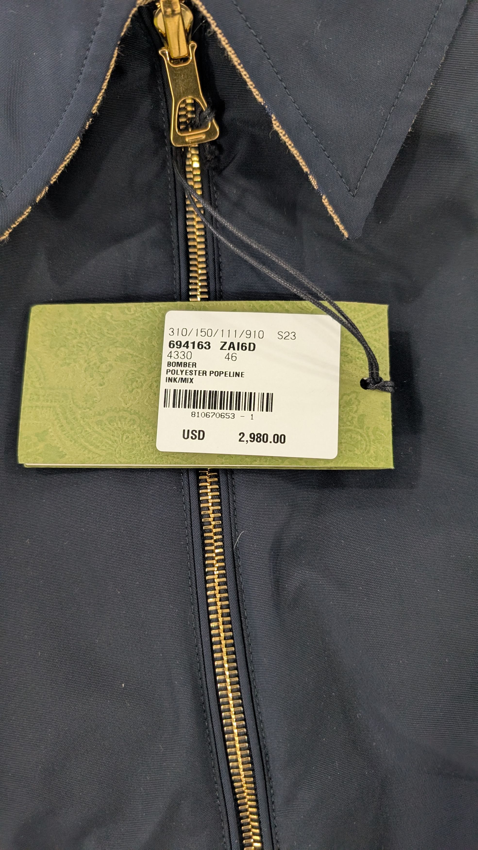 Gucci GUCCI Reversible GG Monogram Jacket Blue Beige Size US S / EU 44-46 / 1 - 9 Thumbnail