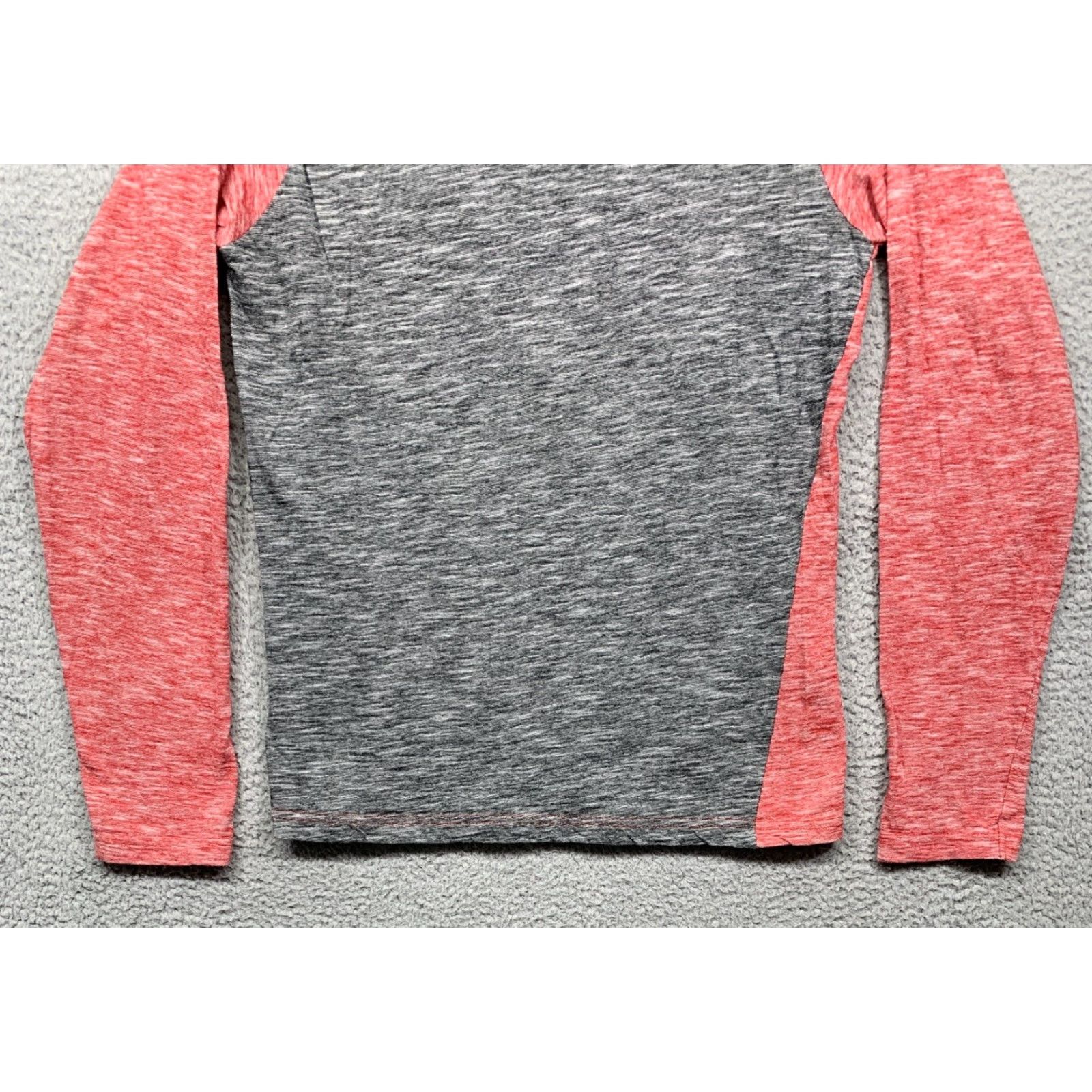 Vintage Broken Threads T-Shirt Men’s Small Heather Red & Black Pocket Long Sleeve Size US S / EU 44-46 / 1 - 6 Thumbnail