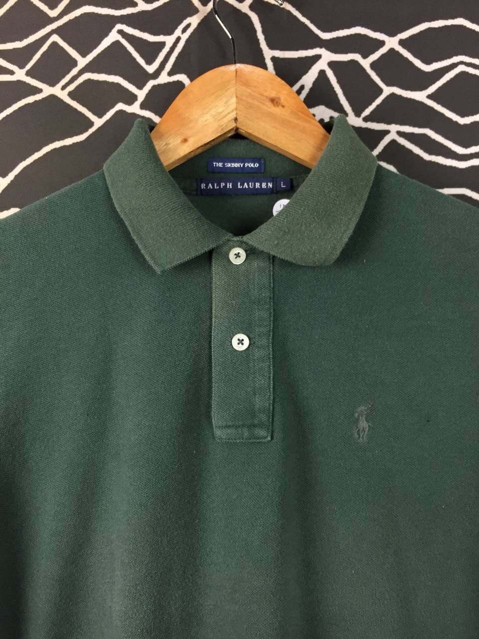 Ralph Lauren Vtg Ralph Lauren Pony Logo The Skinny Polo Shirt Size L Size L / US 10 / IT 46 - 3 Thumbnail