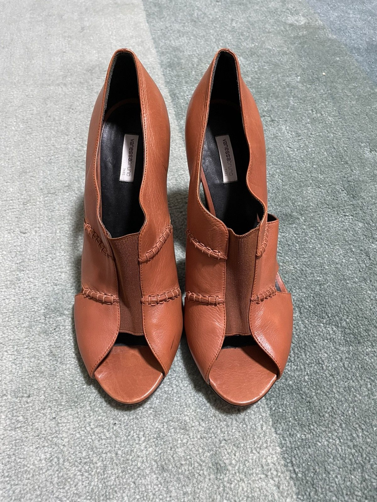 Vanessa Bruno vanessa bruno leather heeled sandals Size US 8 / IT 38 - 1 Thumbnail